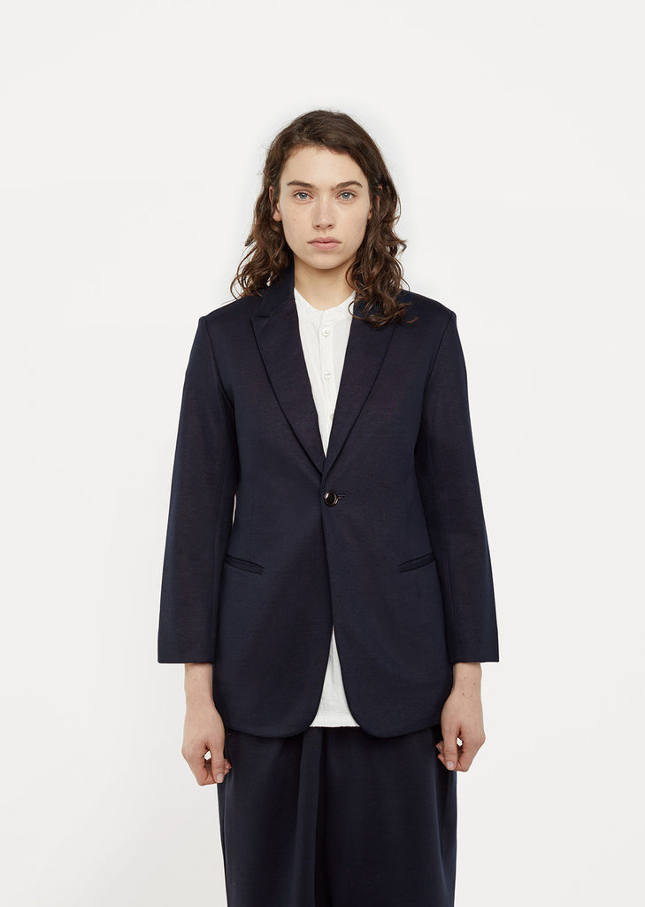 Glossy Sweat Long Jacket