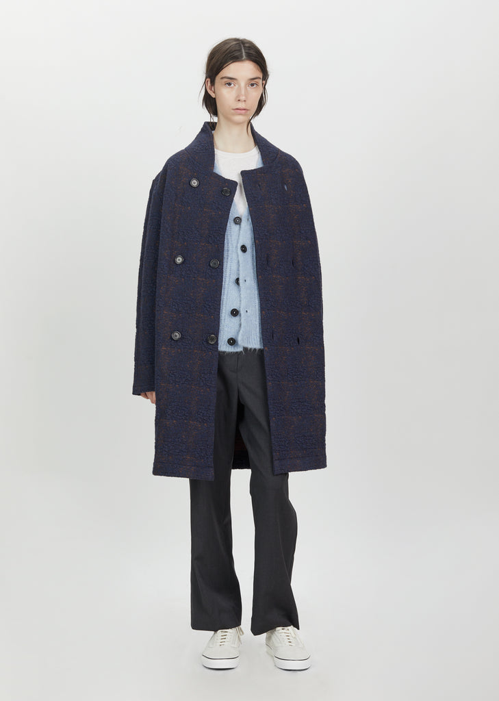 Wool Double Breasted Coat