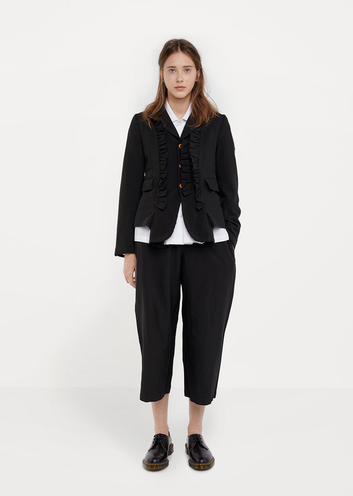 Ruffled Blazer