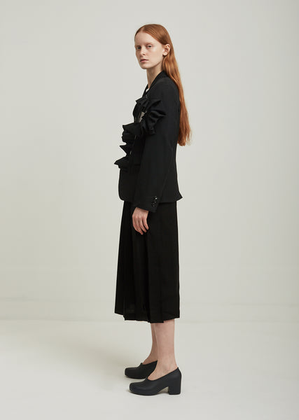 Wool Gabardine Suit Jacket by Comme des Garçons- La Garçonne