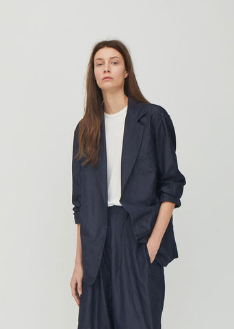 Washed Taffeta Blazer