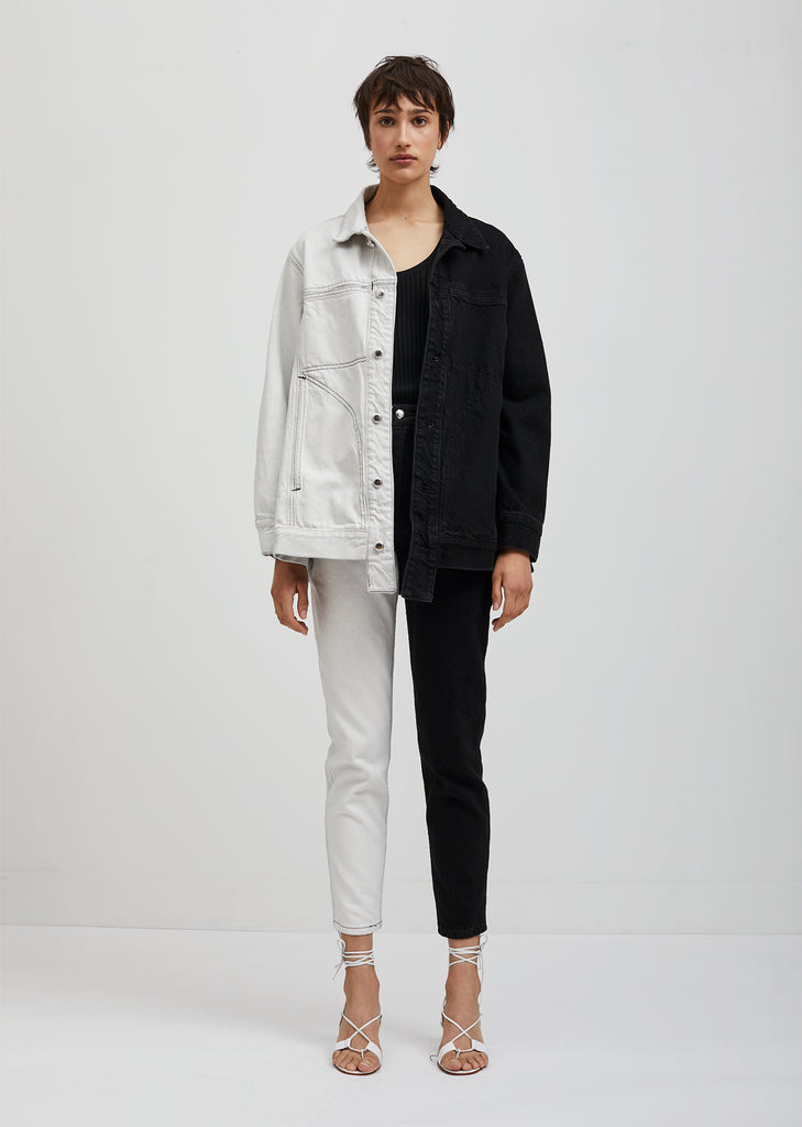 Two Tone Denim Jacket