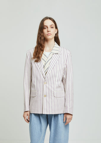 Double Layer Striped Jacket