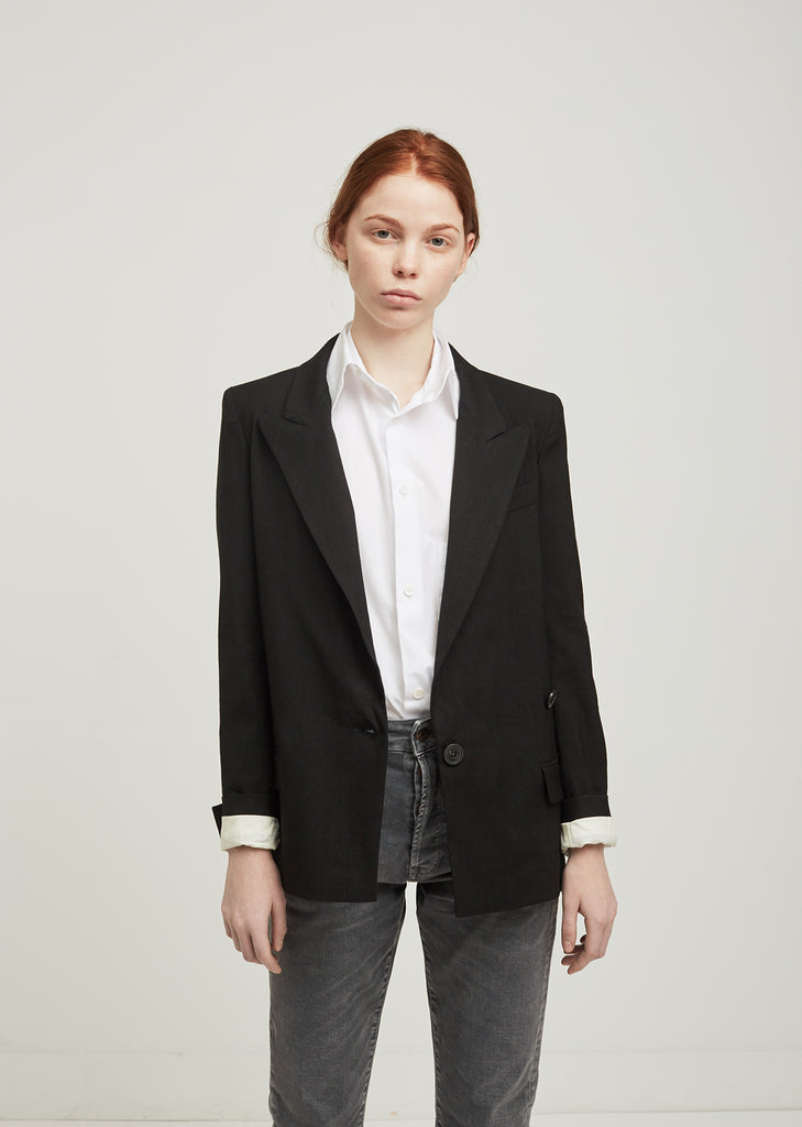 Riane Stretch Linen Blazer