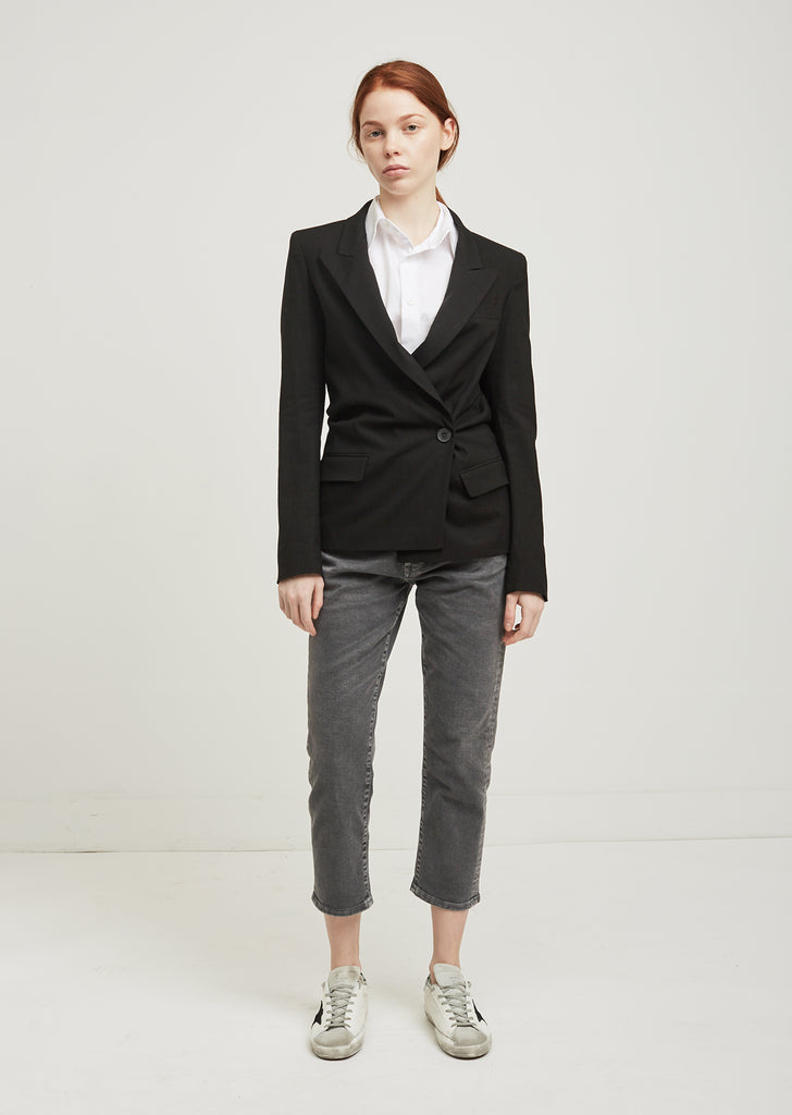 Riane Stretch Linen Blazer