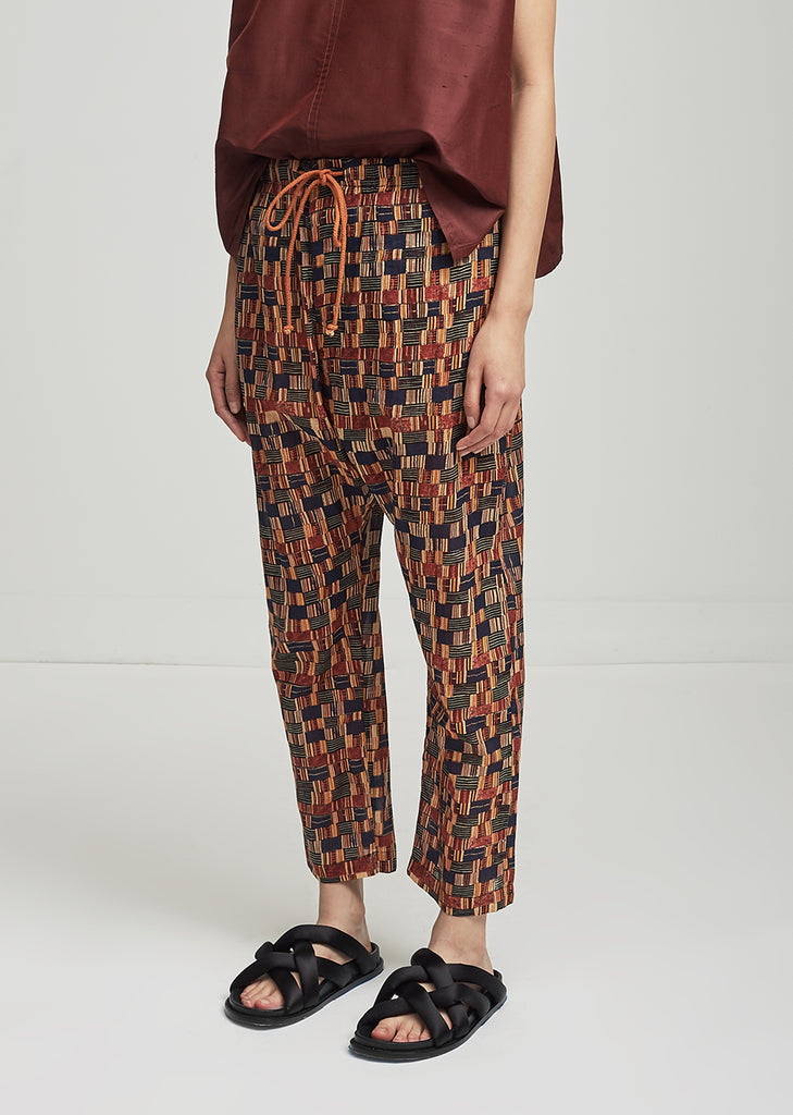 Noua Printed Cotton Trousers