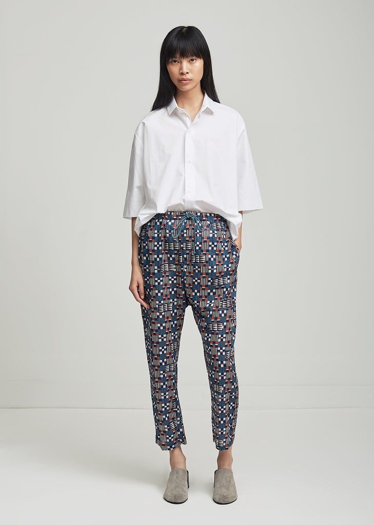 Noua Printed Cotton Trousers