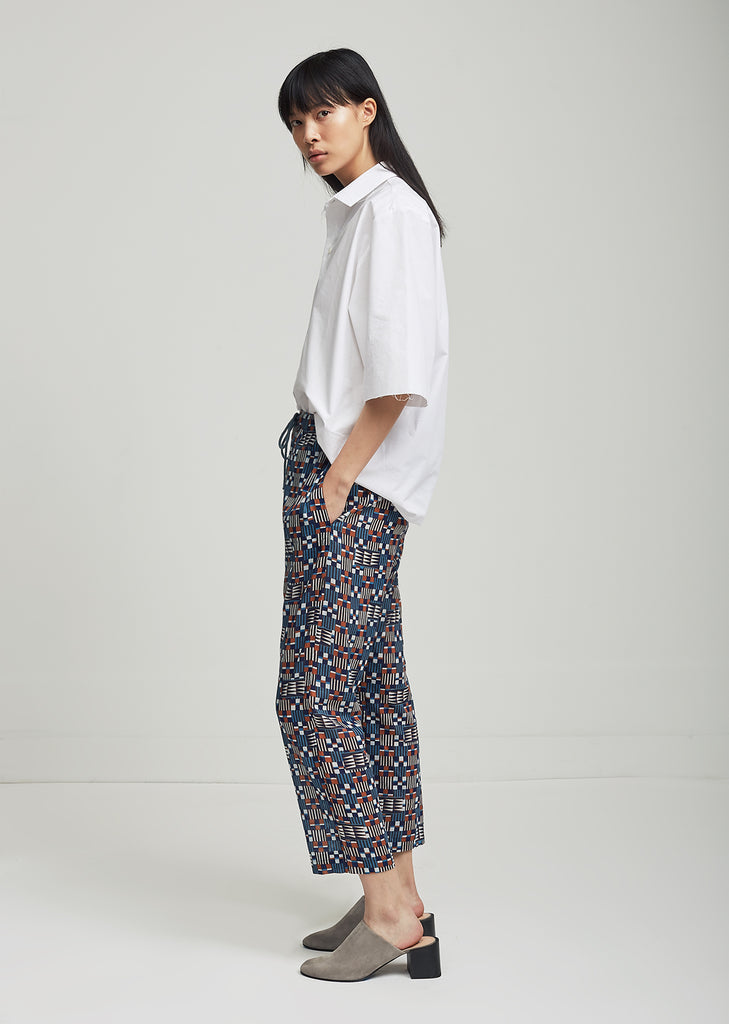 Noua Printed Cotton Trousers