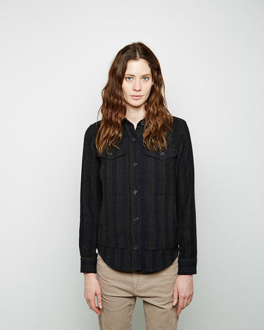 Jasia Striped Shirt Jacket