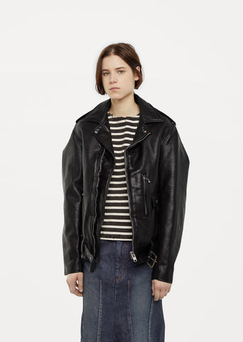 Synthetic Leather Jacket