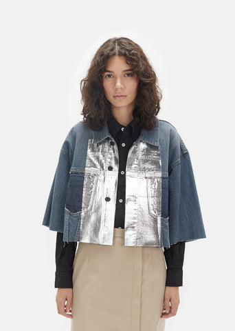 Vintage Denim Cropped Jacket
