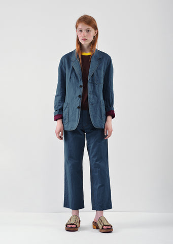 Cotton Linen Dril Boy Blazer