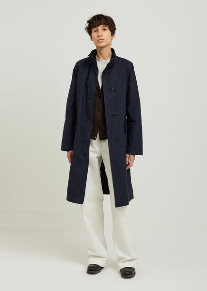 Waxed Cotton Fishermans Mac Coat by MHL by Margaret Howell