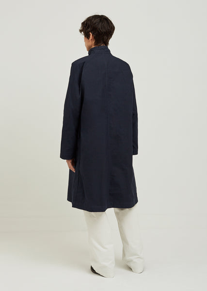 Waxed Cotton Fishermans Mac Coat by MHL by Margaret Howell