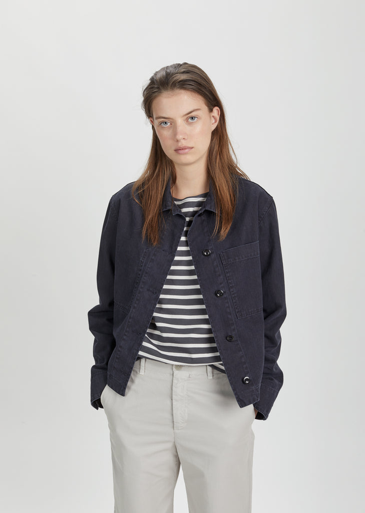 Twill Work Shirt Blazer