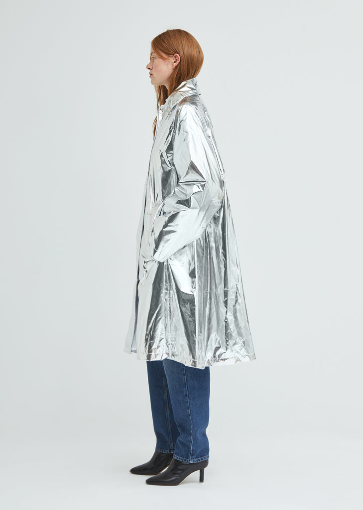 Silver Trench Coat
