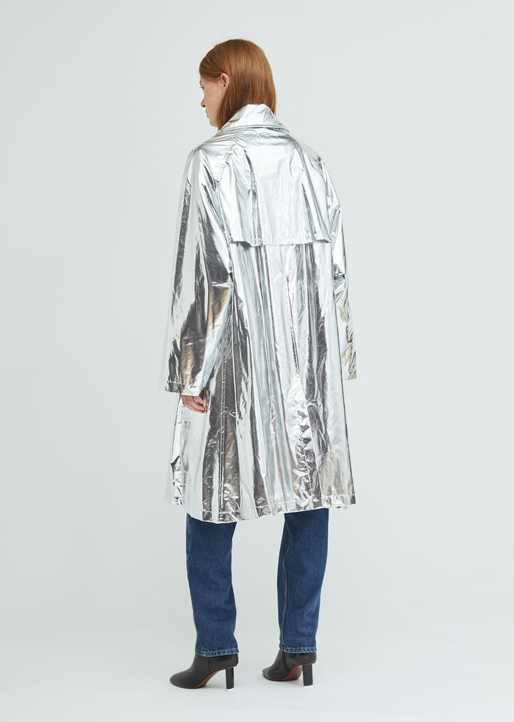 Silver Trench Coat