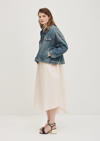 再販】Tulle Denim Jacket – MAISON MARBLE