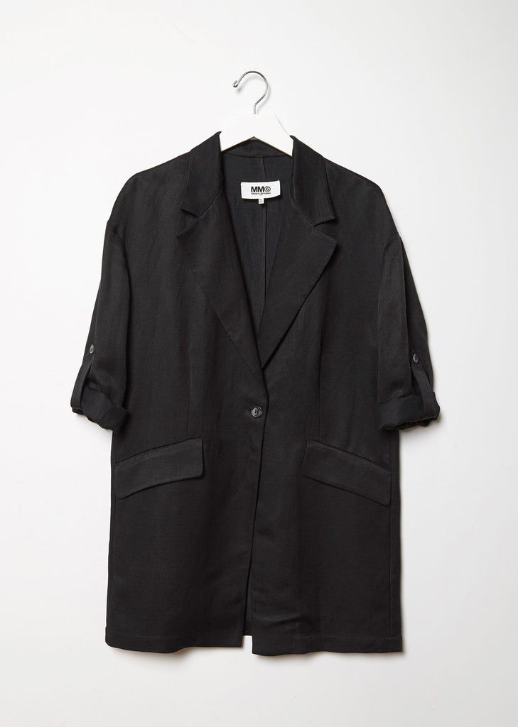 Shiny Panama Overcoat