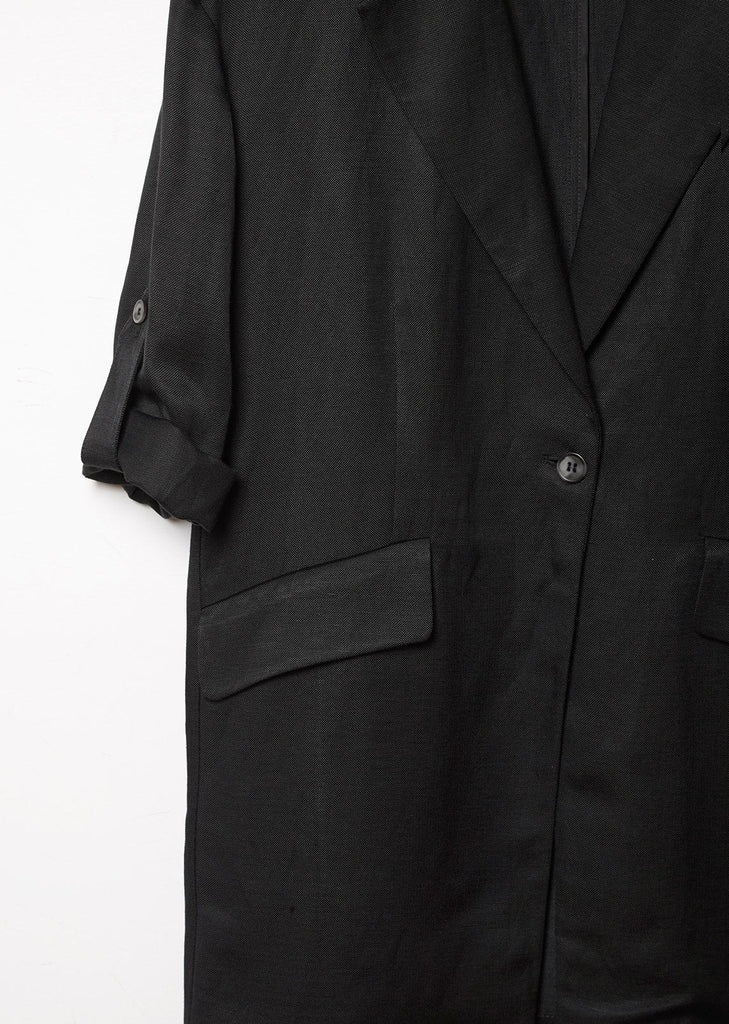Shiny Panama Overcoat