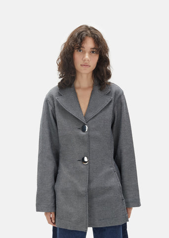 Raw Twill Denim Safari Jacket