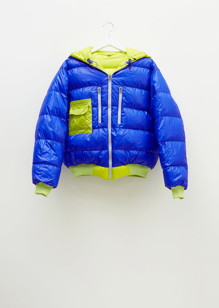 Reversible Down Hoodie Jacket