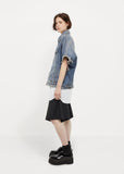 Drop Shoulder Denim Vest
