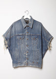 Drop Shoulder Denim Vest