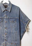 Drop Shoulder Denim Vest