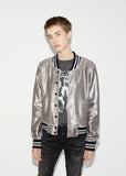 Shrunken Metallic Roadie Jacket