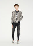 Shrunken Metallic Roadie Jacket