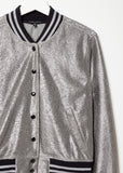 Shrunken Metallic Roadie Jacket