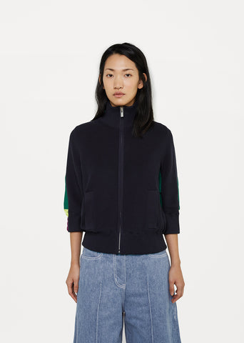 Ribbed Sweater-Jacket