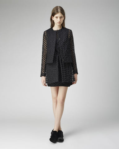 Embroidered Crinoline Jacket
