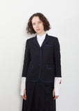 Wool Crepe Blazer