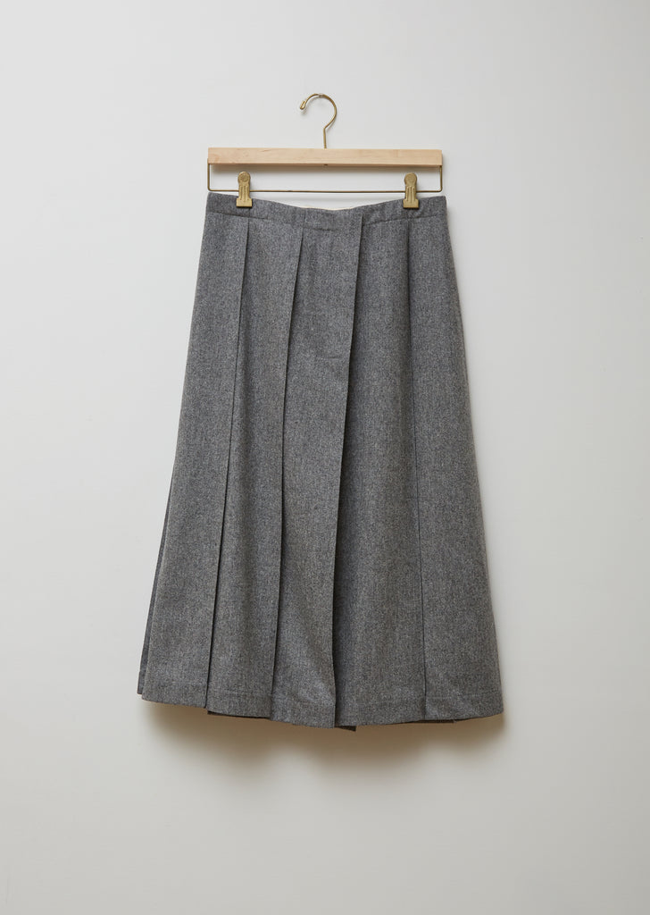 Wool Pleated Skirt