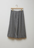 Wool Pleated Skirt