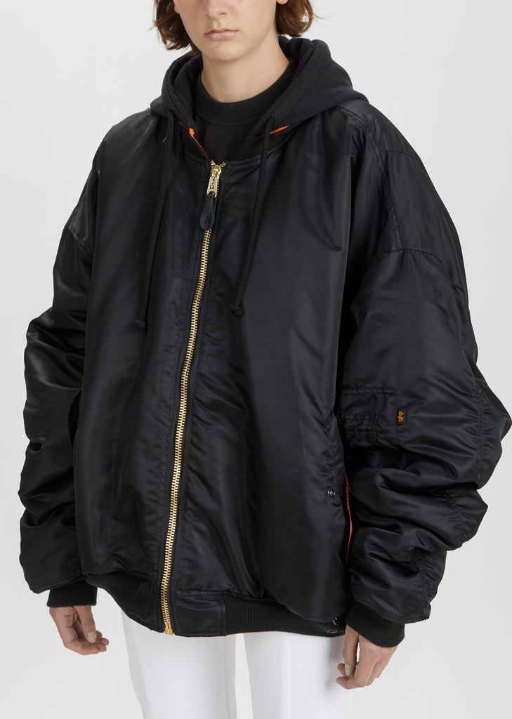 X Alpha Industries Oversized Reversible Bomber