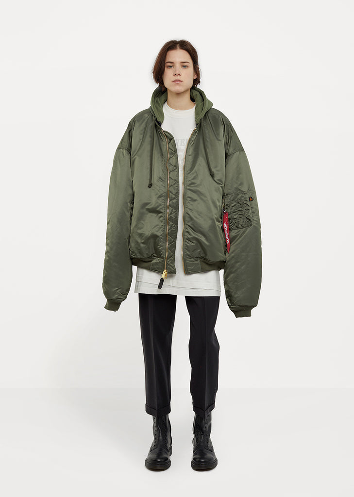 X Alpha Industries Oversized Reversible Bomber