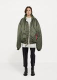 X Alpha Industries Oversized Reversible Bomber