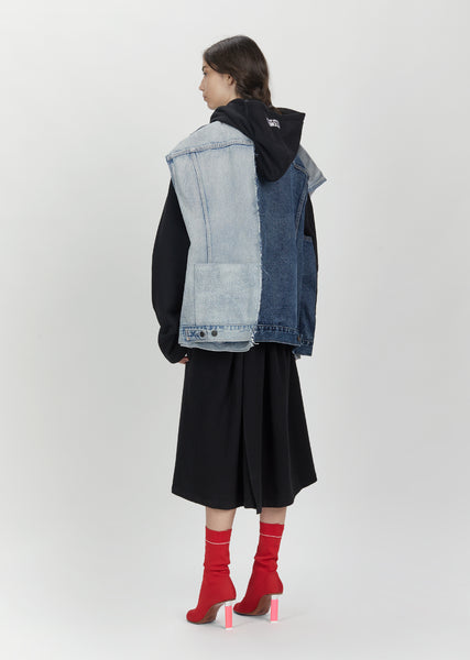 doublet 22SS PHOTO PRINT VEST M 世界21着限定 doublet 21着限定 フォトプリントライダースベスト