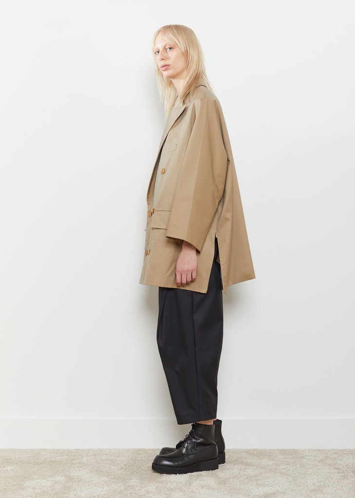 Twill K-W Peak Double Breasted Jacket