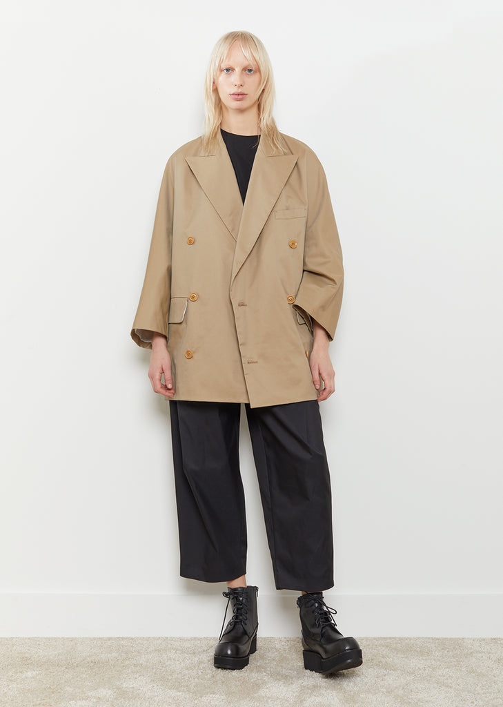 Twill K-W Peak Double Breasted Jacket