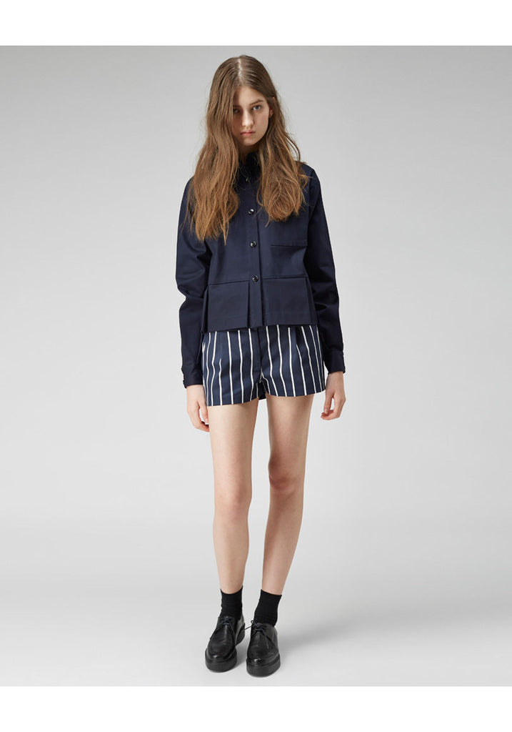 Military Pleated Shirt