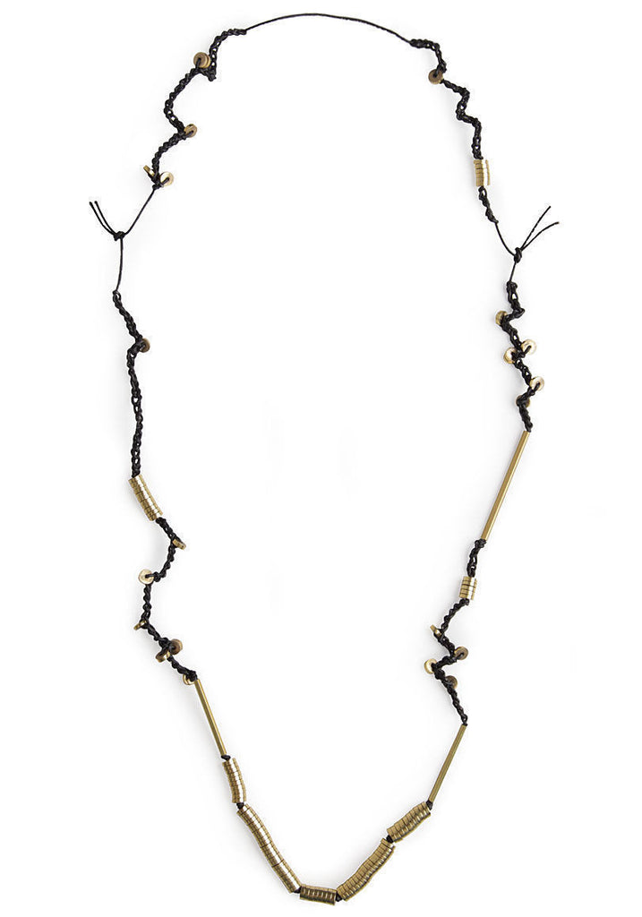 Beaded Leather Necklace