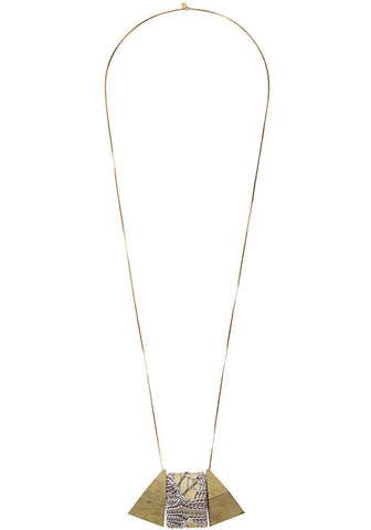Encased Cube Necklace