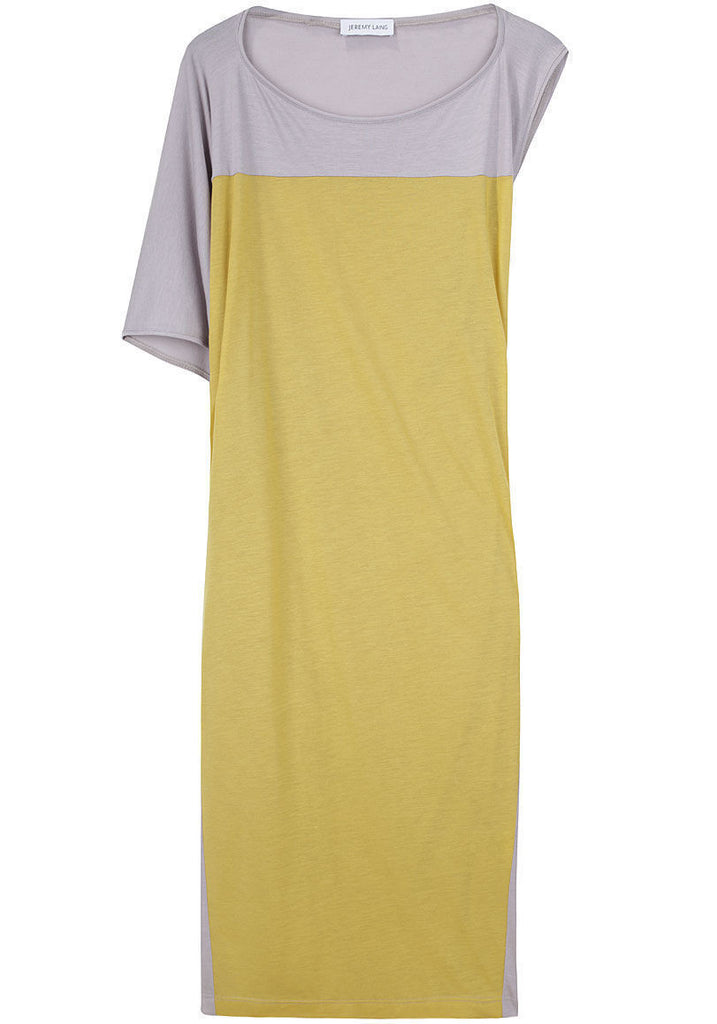 Jersey Slope Shift Dress