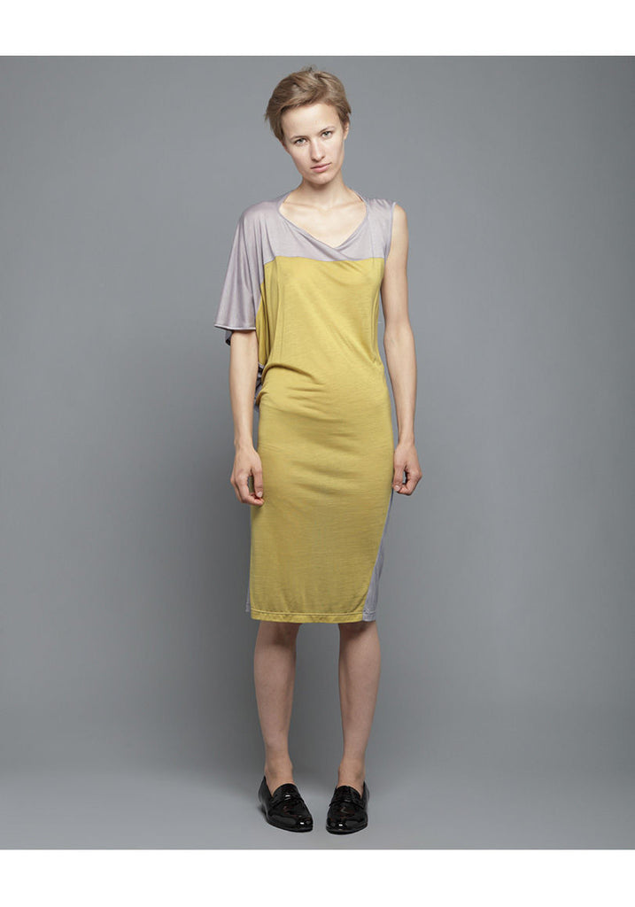 Jersey Slope Shift Dress