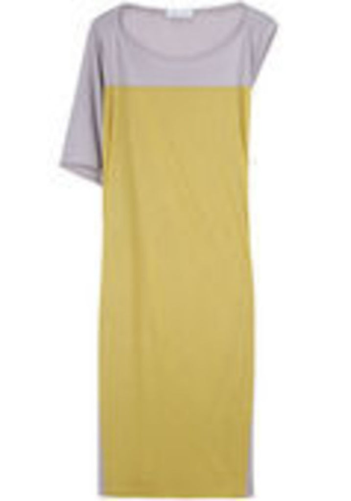 Jersey Slope Shift Dress