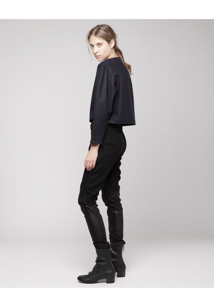 Leather Panel Pant
